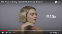 CLIPUL SAPTAMANII: 100 de ani de frumusete in 2 minute