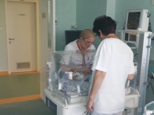 primul nou-nascut in noua maternitate
