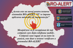 Sistemul RO-ALERT, testat în judeţul Buzău