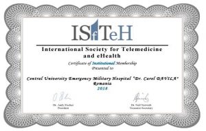Spitalul Militar Central a devenit membru al Societăţii Internaţionale pentru Telemedicină şi eSănătate
