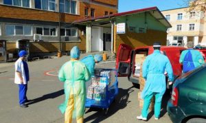 Crucea Roșie Buzău a primit un nou transport de ajutoare, în sprijinul populației și personalului medical