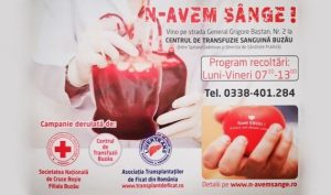 „N-avem sânge!” – un nou apel la donare adresat buzoienilor, în preambulul Zilei Donatorului