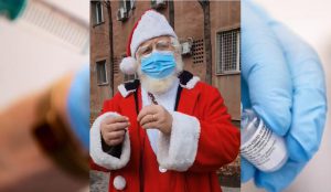 Moș Crăciun, salvat de medici după infecția cu COVID