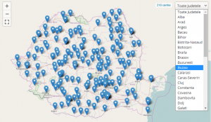 COPAC a lansat o hartă interactivă cu centrele de evaluare COVID-19