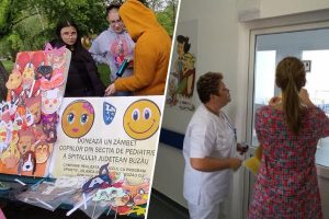 Acțiune caritabilă a copiilor de la Liceul Sportiv, pentru copiii internați în secția Pediatrie a SJU Buzău